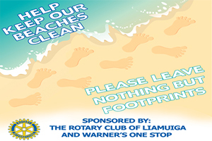 Rotary Club of Liamuiga - Beach Clean Poster